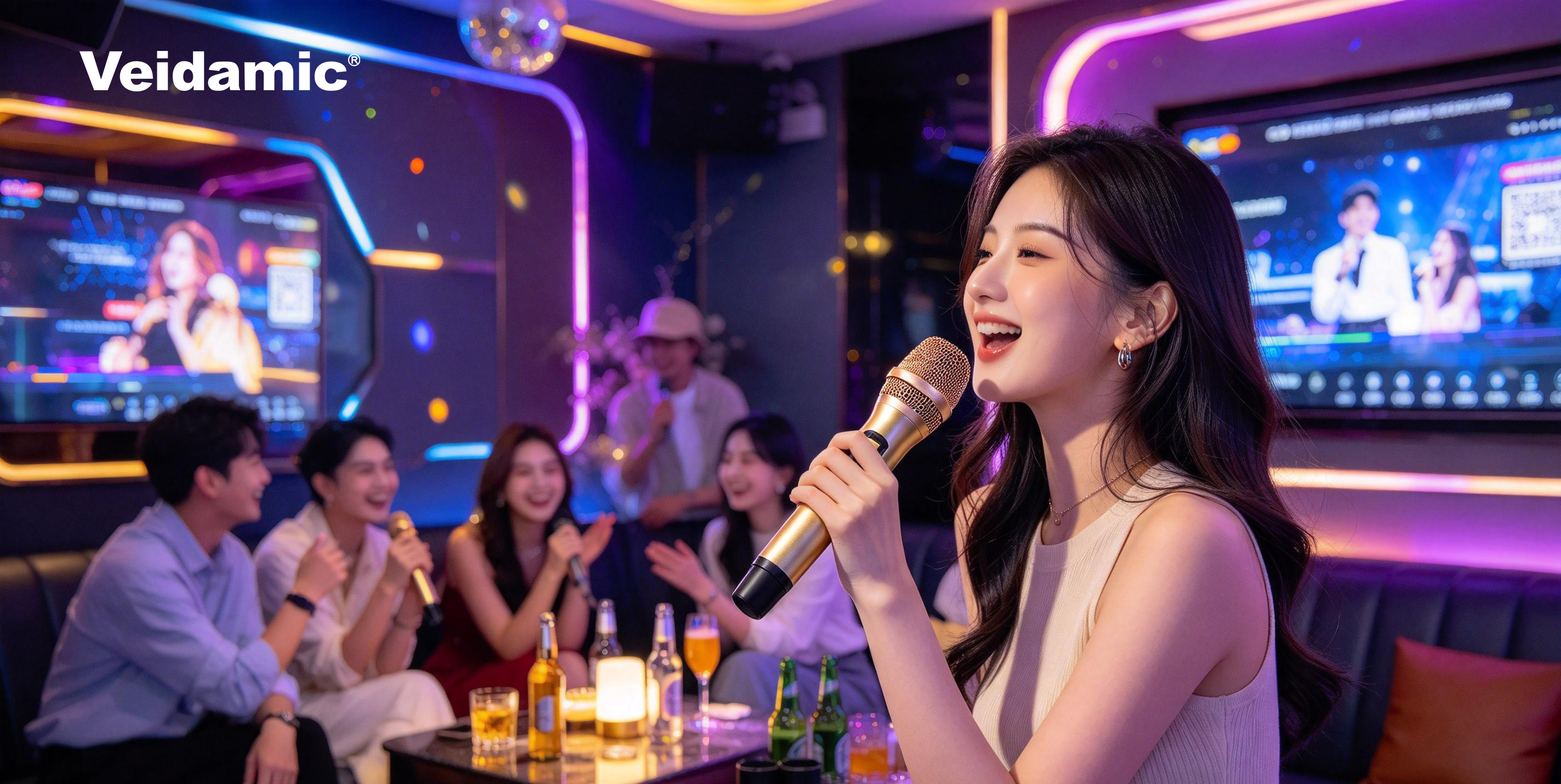 Veidamic® 威达 M50 智能无线麦克风｜以好声音，珍藏每一场欢聚